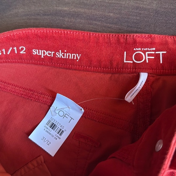 LOFT Super Skinny Leg Pants Size 31/12 - Picture 2 of 9